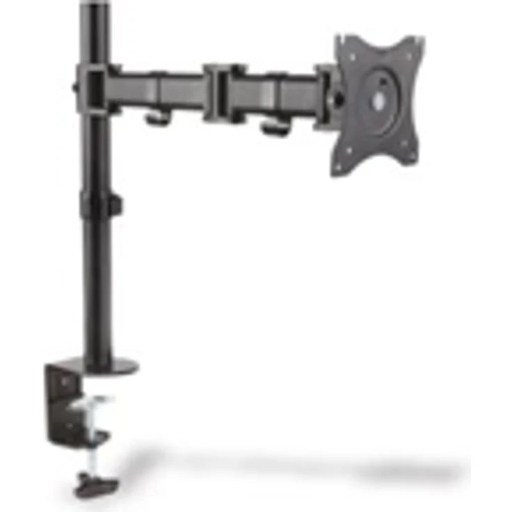 DIGITUS Monitor-Halterung - Tischklemme - 1 Monitor - Bis 27 Zoll - Bis 1x 8 kg - VESA 75x75, 100x100 - Schwarz – Bild 1