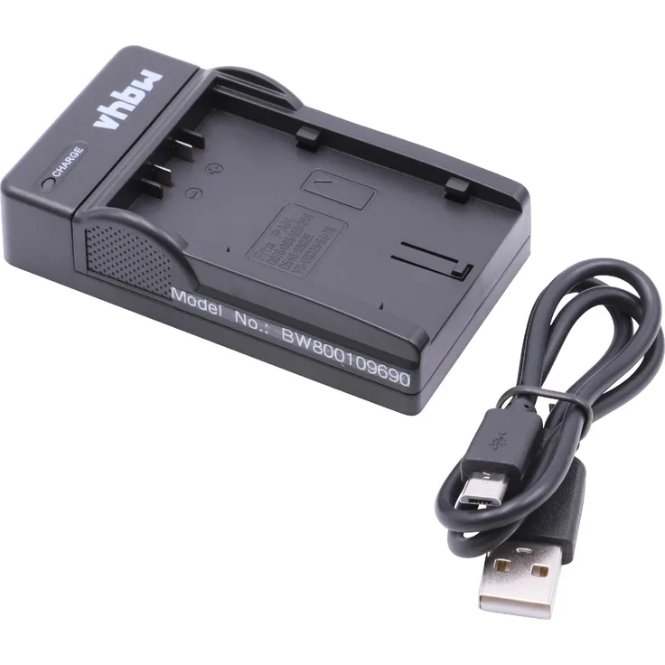 vhbw USB Ladegerät Ladekabel passend für Kamera Panasonic NV-DS60, NV-DS65, NV-DS77, NV-DS8, NV-DS88, NV-DS89, NV-DS99, NV-DS990, NV-EX1, NV-EX21.