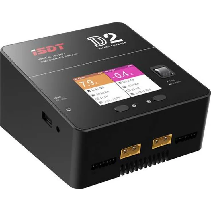 ISDT D-2 Modellbau-Multifunktionsladegerät 230V 12A LiPo, LiIon, LiFePO, LiHV, NiMH, NiCd, Blei