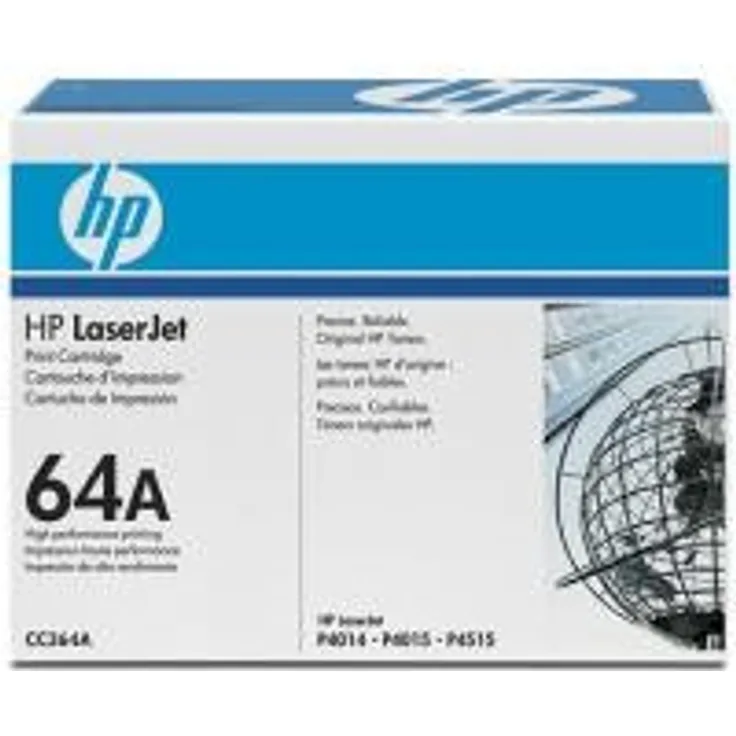 HP 64A Schwarz Original LaserJet Tonerkartusche (CC364A)