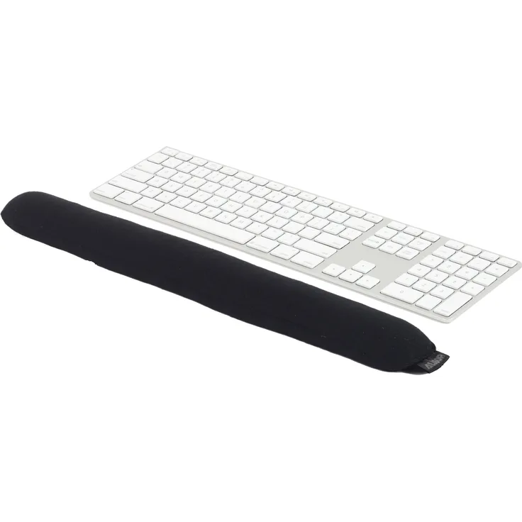 Allsop 05672 Wrist Rest Ergo Bean (ergonomische Handgelenksauflage für die Arbeit am Computer) schwarz