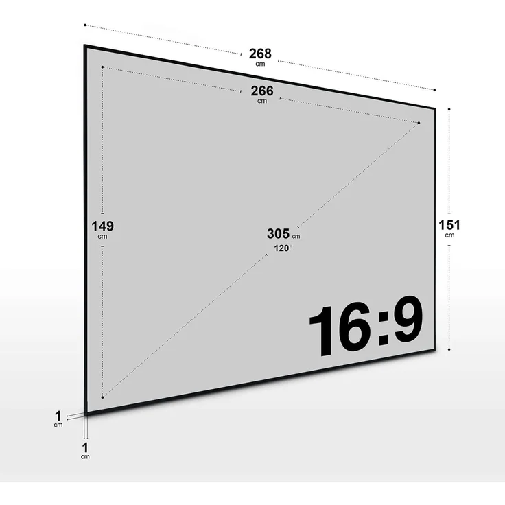 ESMART Expert UKD Tageslicht GRAU 266 x 149 cm (120'') 16:9 – Bild 3