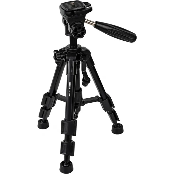 Dörr Reisestativ Aluminiumstativ HK-3000 mit 3-Wege Neiger & Schutzhülle