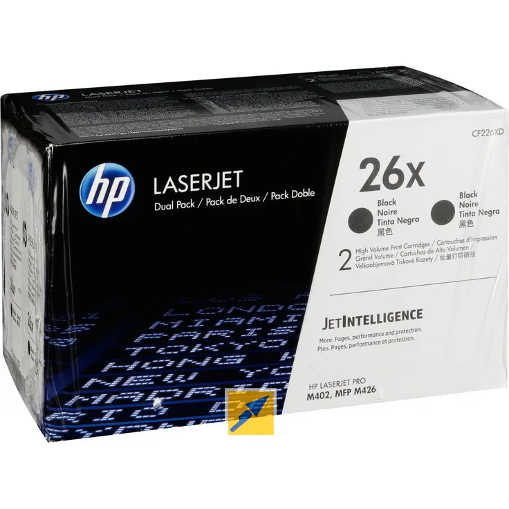 HP Toner CF 226 XD Doppelpack schwarz No. 26 X