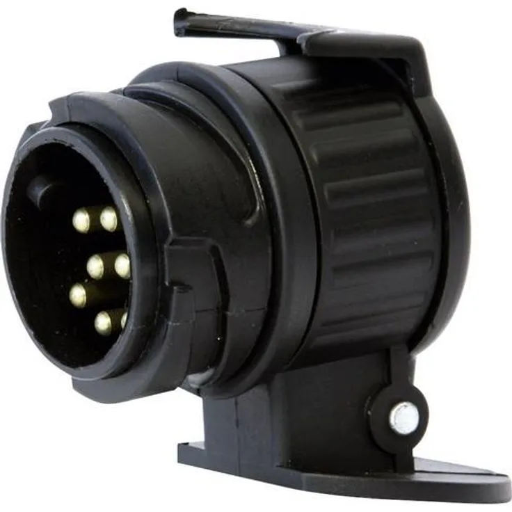 DINO 130007 Anhänger Adapter (Steckdose 13polig - Stecker 7polig) ABS Kunststoff
