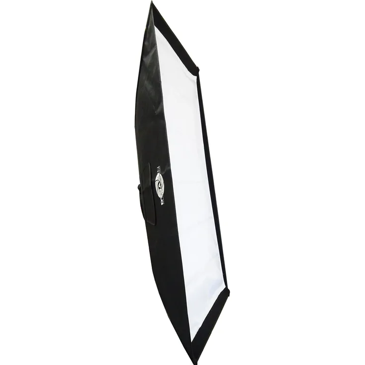 DynaSun Softbox Lichtbank Profi Licht Studio HIGH TEMPERATURE mit Bowens Adapter Systemblitz Strobist, 40 x 140 cm schwarz