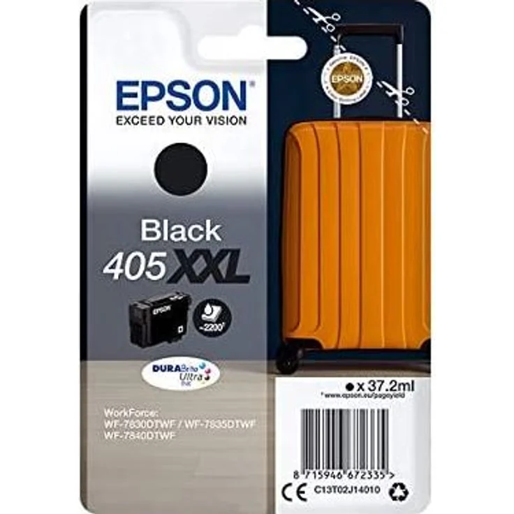 Epson C13T02J14010 Tinte schwarz 37,2 ml 2200 Seiten extra hohe Kapazität – Bild 1