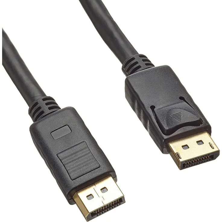 PremiumCord 4K DisplayPort 1.2 Verbindungskabel M/M 2 m, DisplayPort auf DisplayPort Kabel, 18Gbps, Video 4K@60Hz 2160p, FULL HD 1080p, HDCP, vergoldete Anschlüsse, schwarz