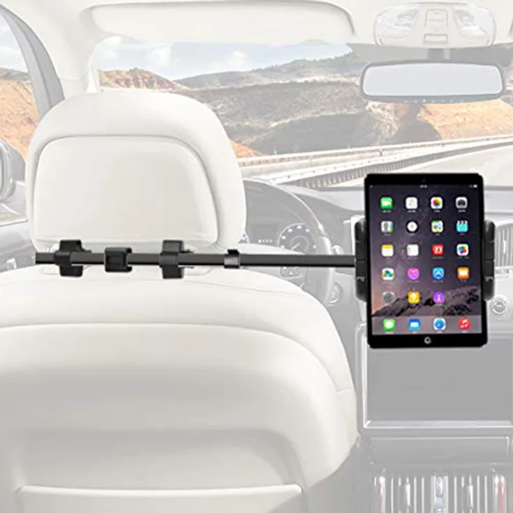 Macally KFZ-Kopfstützenhalterung für iPad Pro/Air/Mini, Tablets, Nintendo Switch schwarz