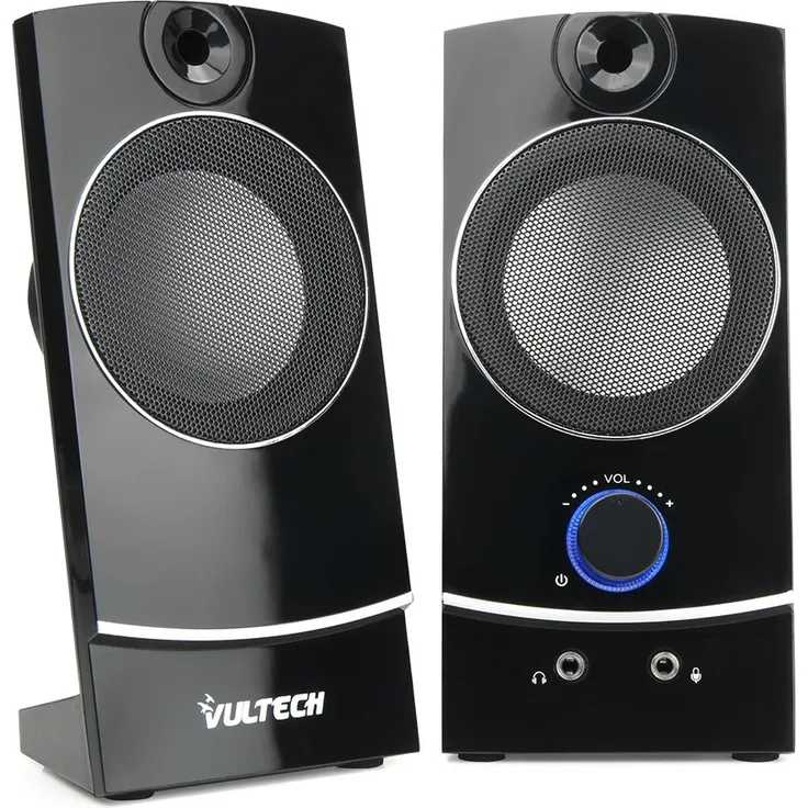 VulTech Casse Acustiche SP-330 Speaker 2.0 Schwarz
