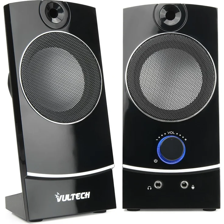 VulTech Casse Acustiche SP-330 Speaker 2.0 Schwarz – Bild 1