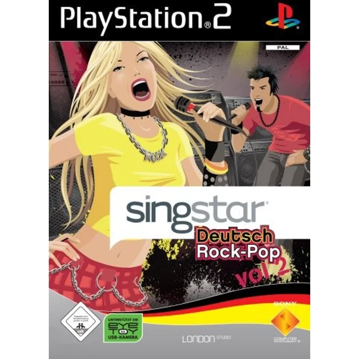 SingStar Deutsch Rock-Pop Vol. 2 (PS2) - Preisvergleich – Bild 1