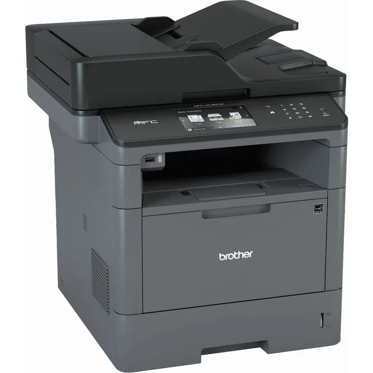 Brother MFC-L5750DW (4-in-1) Multifunktionsdrucker - (Laser) Mono, Druckgeschwindigkeit: 40 s/w, 20 Farbe, Auflösung: 1200 x 1200, LAN, WLAN, Mobile Print, AirPrint, Cloud Print (MFCL5750DWG1) – Bild 2