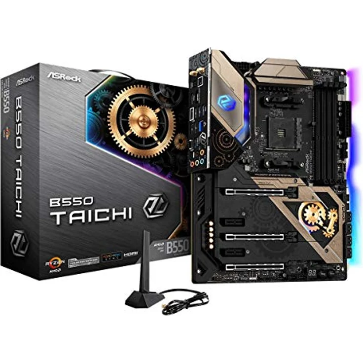 Asrock B550 Taichi - ATX, AMD B550, Sockel AM4, Dual-channel DDR4-SDRAM (90-MXBD00-A0UAYZ) – Bild 1