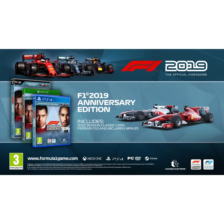 F1 2019 (Jubiläums Edition) (PS4) - Preisvergleich – Bild 2