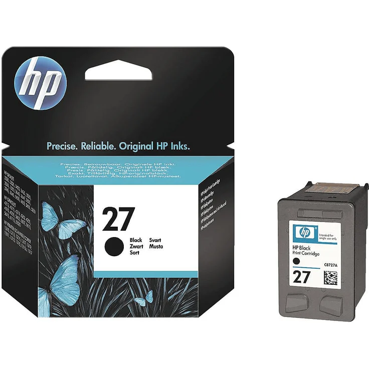 HP 27 Schwarz Original Tintenpatrone (C8727AE) – Bild 2
