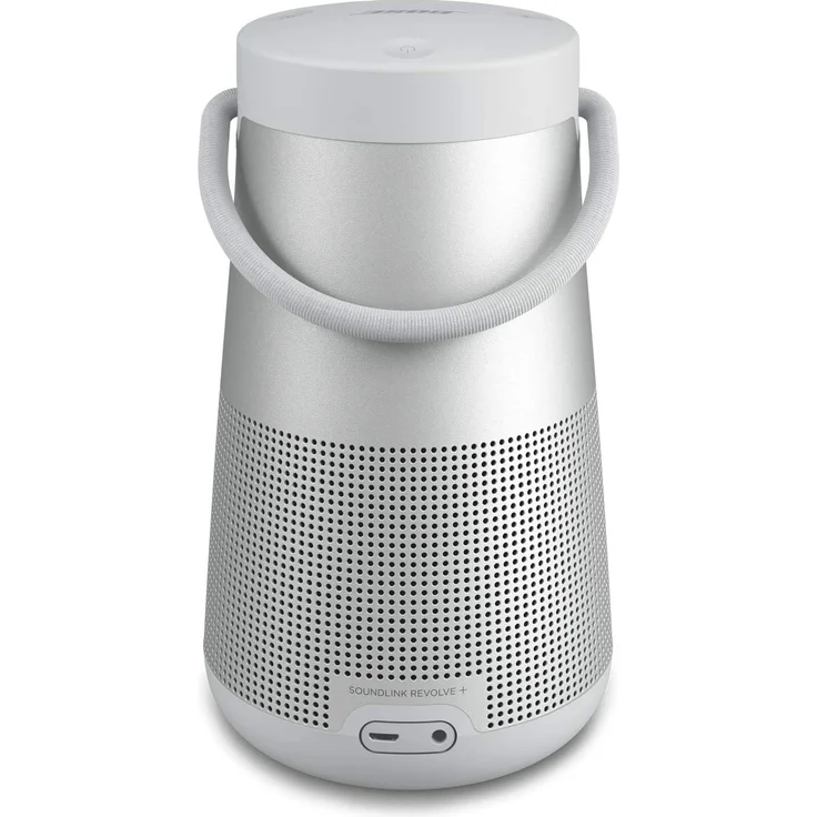 Bose Soundlink Revolve+ II Bluetooth-Lautsprecher, tragbar, wasserdicht, kabellos, 17 Stunden Akkulaufzeit, Grau – Bild 2