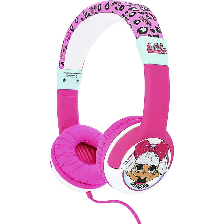 OTL LOL Surprise My Diva Junior On-Ear-Kopfhörer, geeignet für Kinder, pink