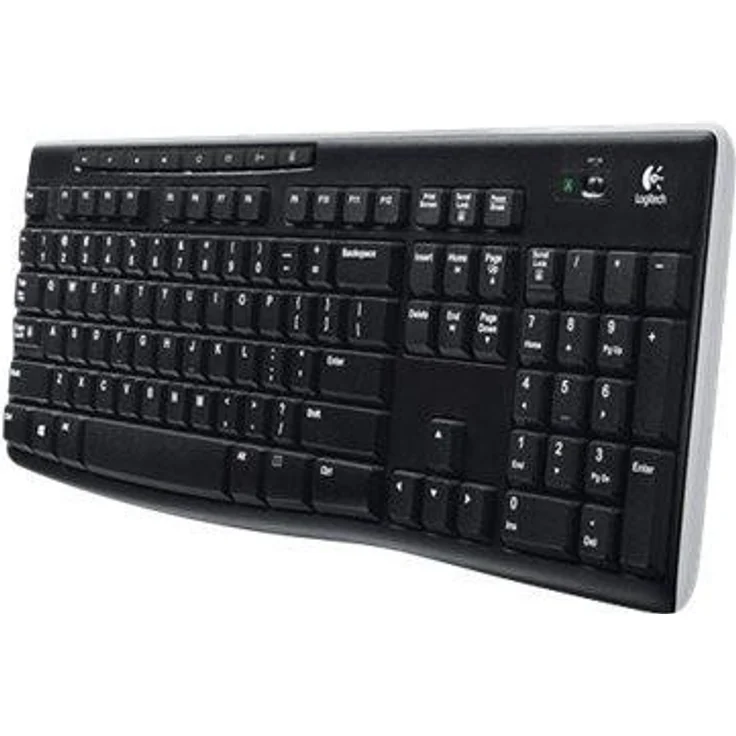 Logitech K270 Kabellose Tastatur, 2.4 GHz Verbindung via Unifying USB-Empfänger, 8 Multimedia- und Schortcut-Tasten, Spritzwassergeschützt, 2-Jahre Batterielaufzeit, Spanisches QWERTY-Layout - schwarz – Bild 3