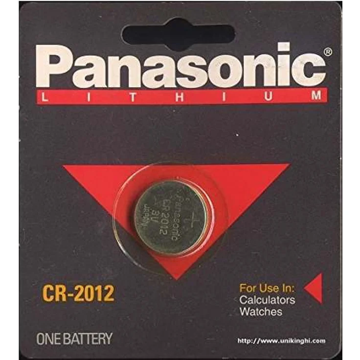 Panasonic 2594 Lithium Knopfzellen Batterie CR 2012 – Bild 1
