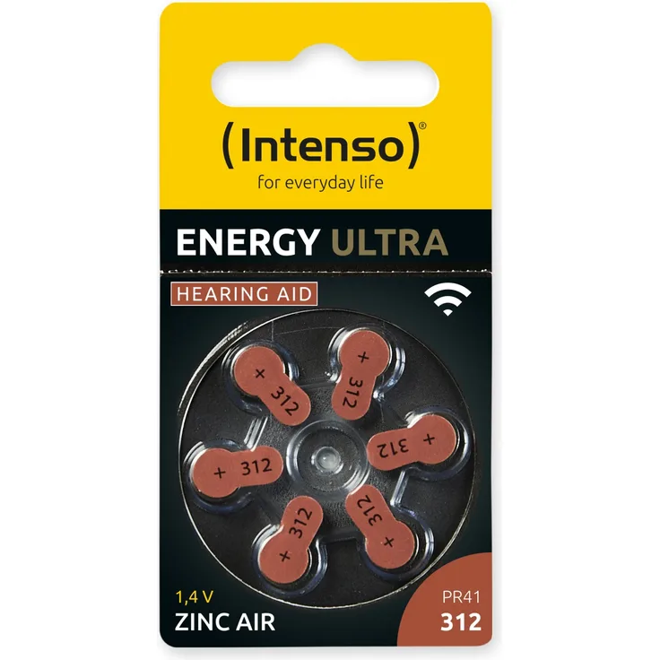 Intenso Energy Ultra Hörgeräte Batterie PR 41-312 6er Blister