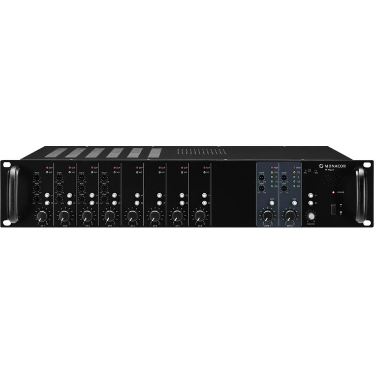 MONACOR PA-M224 2-Zonen-ELA-Matrix-Mischverstärker