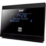 Dual DAB 2 A Digital-Radio Adapter mit Fernbedienung (LCD-Display, DAB(+)-UKW-Tuner, Alarmfunktion) Schwarz
