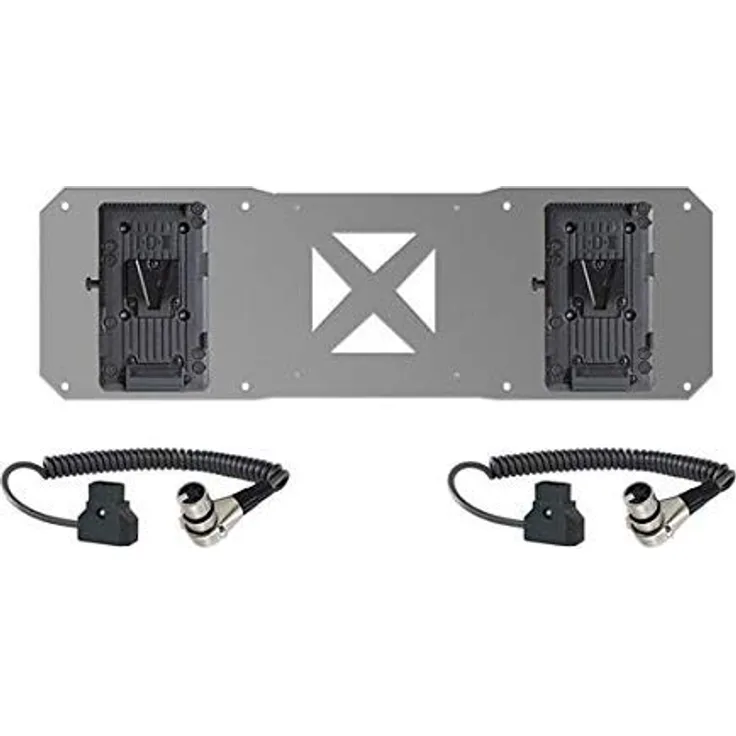 2X V-Mount und 2X Kabel für Atomos Sumo Batterieplatte
