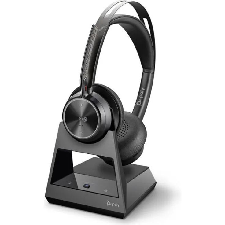 Poly Bluetooth Headset Voyager Focus 2 Office USB-A Teams, Schwarz