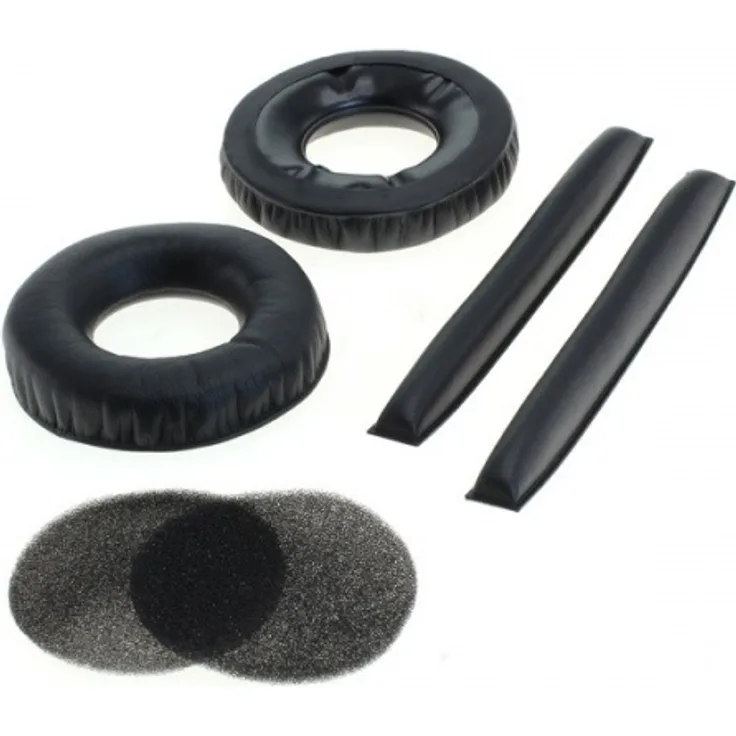 Ohrpolster Set Kunstleder passend für Sennheiser HD25, HD25-1 II, PC150, PC151,