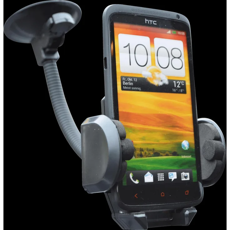 KFZ 37384 - - Smartphone-Halter mit Saugfuss Schwanenhals (37.384)