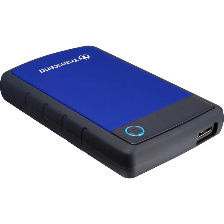 Transcend StoreJet 25H3 - Festplatte - 4 TB - extern (tragbar) - 2.5 Zoll (6.4 cm) - USB 3.1 Gen 1 - 256-Bit-AES - Marineblau (TS4TSJ25H3B) – Bild 3