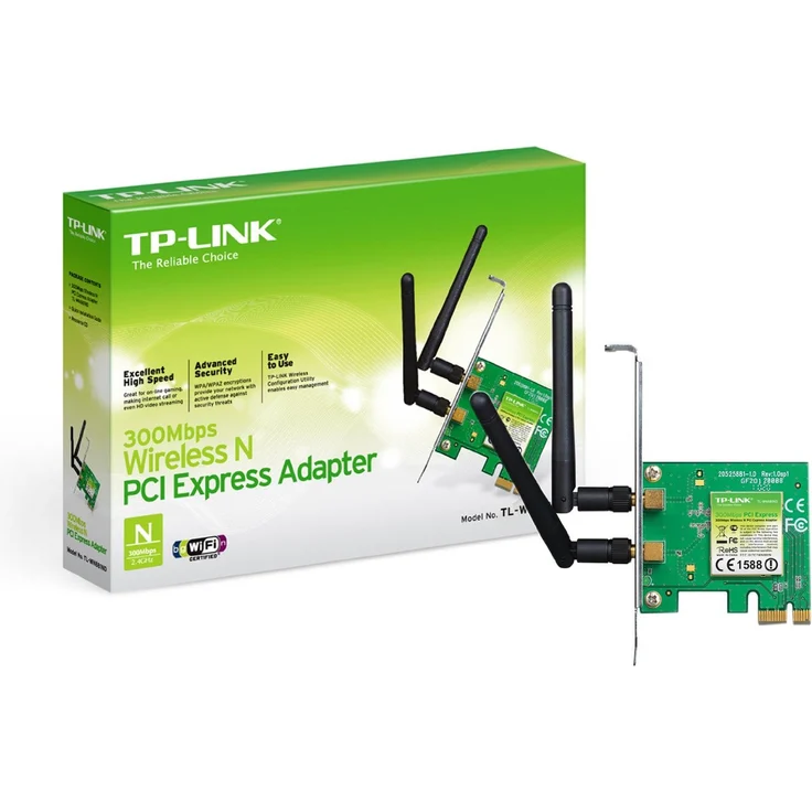 TP-Link N300 Desktop, 2.4GHz WLAN, PCIe x1 (TL-WN881ND) – Bild 3