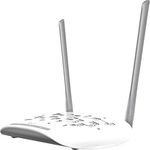 TP-Link TL-WA801N WLAN Access Point 300Mbit-s (Client, Bridget, Universal-WDFS Repeater), WPS, zwei fixierte Antennen) weiß