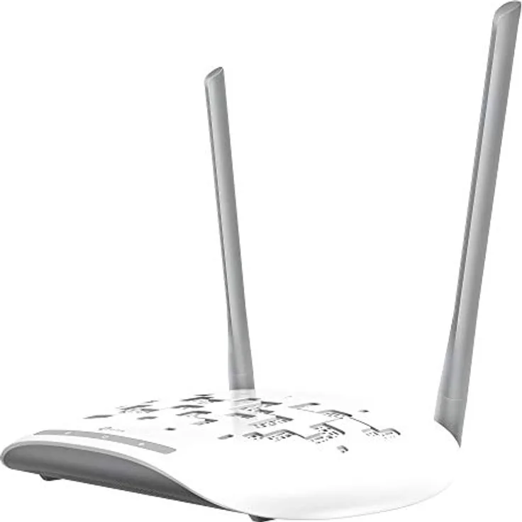 TP-Link TL-WA801N WLAN Access Point 300Mbit-s (Client, Bridget, Universal-WDFS Repeater), WPS, zwei fixierte Antennen) weiß