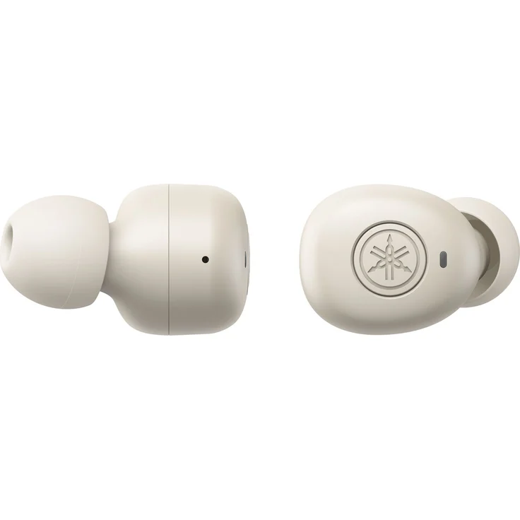 Yamaha TW-E3B True Wireless In-Ear-Kopfhörer mit Bluetooth, Mikrofon, geeignet für Sport, spritzwassergeschützt, wasserdicht, weiß – Bild 1