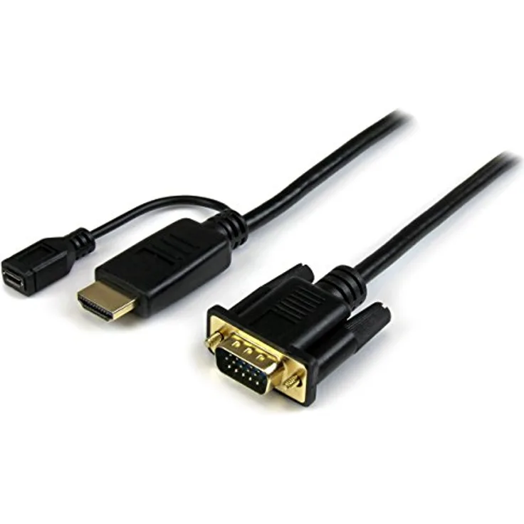 StarTech.com 3ft HDMI to VGA active converter cable HDMI to VGA adapter - Videokonverter - HDMI
