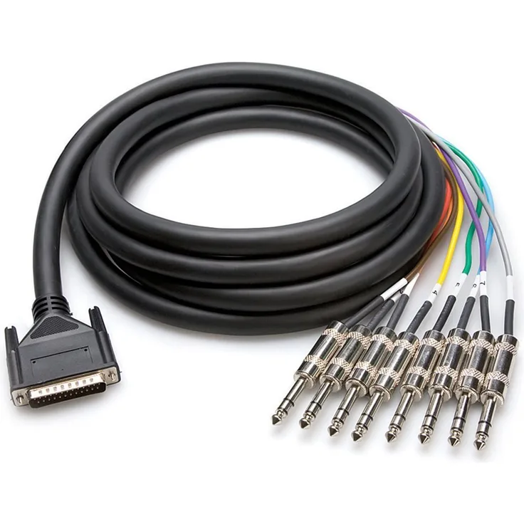 Hosa DTP802 Snake Db25A-6,3mm TRS 2m