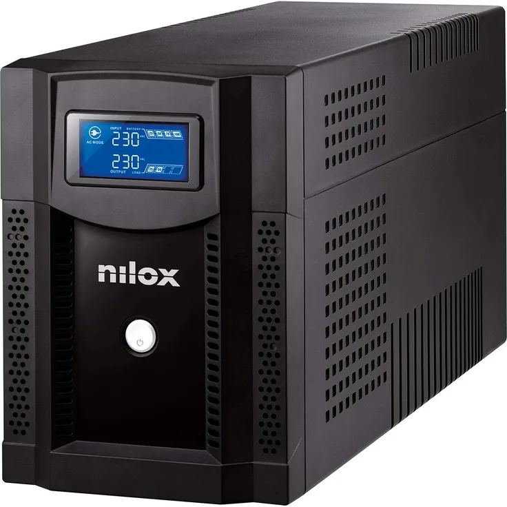 Nilox NXGCLISW3K2X9V2 UPS Sinewave, 3000 VA-2100 W, LCD Display