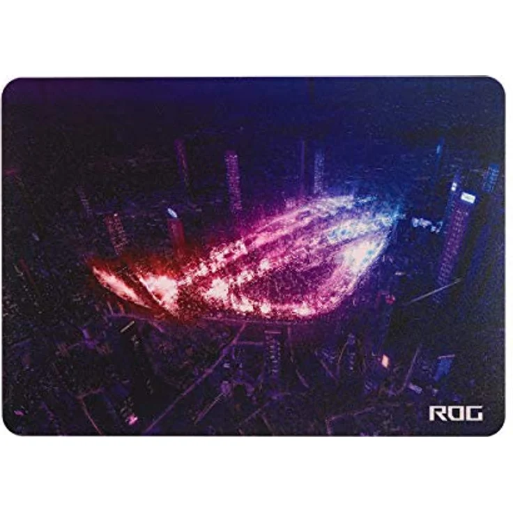 ASUS ROG Strix Slice Gaming Mausoad (rutschfest, für optische und Laser-Mäuse, glatte Oberfläche, 35 x 25 cm) ROG Design – Bild 1