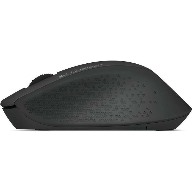 Logitech M280 Kabellose Maus, 2.4 GHz Verbindung via Nano-USB-Empfänger, 1000 DPI Optischer Sensor, 18-Monate Akkulaufzeit, 3 Tasten, PC-Mac - Schwarz – Bild 3