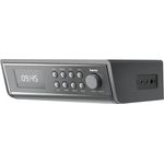 Hama Internetradio ''IR320'' als Unterbauradio oder mit Standfunktion verwendbar (Weck- und Wi-Fi-Stream-Funktion und WLAN), quarzgrau