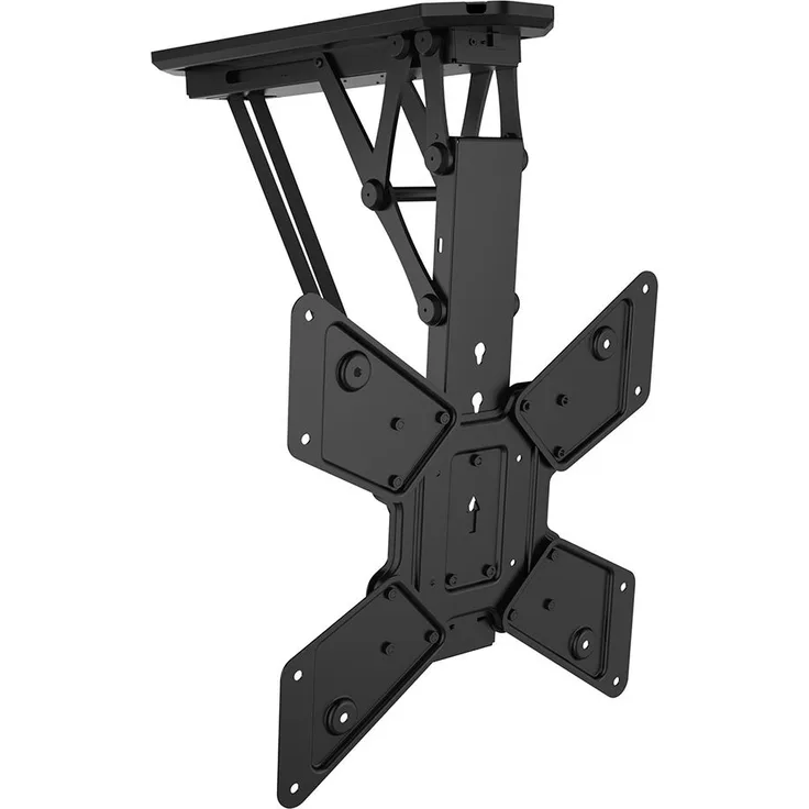 TV-Deckenhalterung 58,4 cm (23) - 139,7 cm (55) Ausziehbar, Motorisiert, Schwenkbar, Deckenhalter My Wall HL 12 ML Schwarz