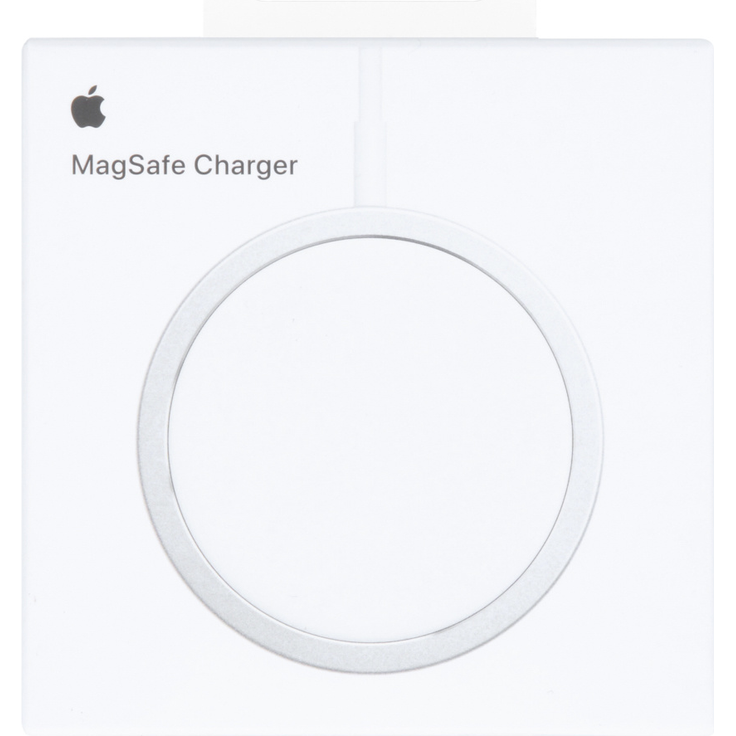 Apple MagSafe Charger MHXH3ZM/A, magnetisches Ladegerät, Qi Ladestation, weiß, silber – Bild 7
