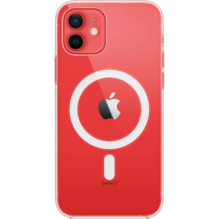Apple MHLM3ZM/A Clear Case mit MagSafe, geeignet für Apple iPhone 12/12 Pro, Handy-Schutzhülle, transparent – Bild 7