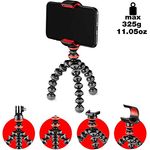 JOBY JB01571-BWW GorillaPod Starter-Kit flexibles Ministativ (mit Universalklemme für Smartphones, GoPro- und Leuchtenbefestigung, Traglast bis zu 325 g)