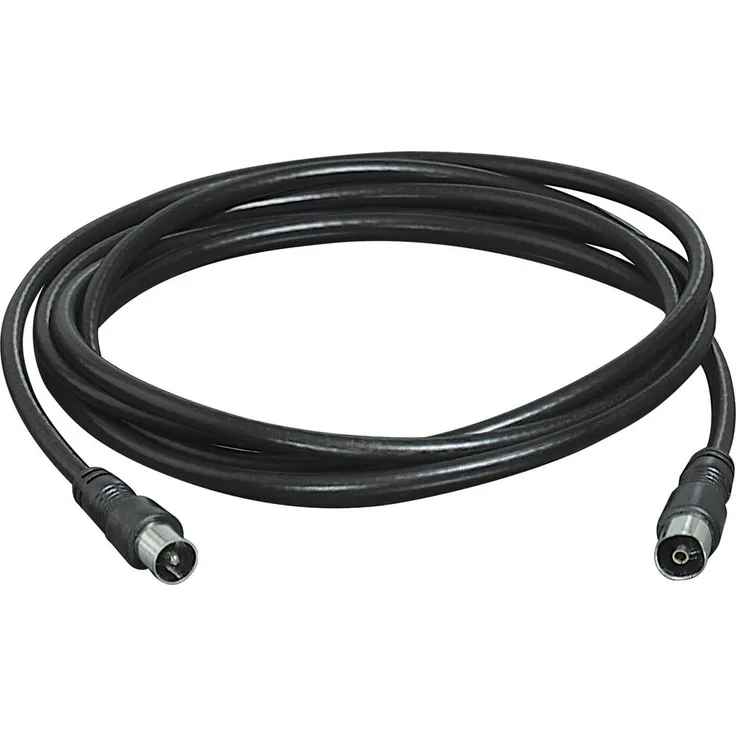 Bticino S2151 TV-Verlängerungskabel, 1 Stecker und 1 Stecker, Länge 2 m, schwarz