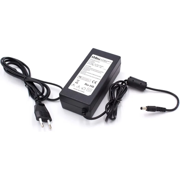 vhbw Drucker AC Netzteil Netzkabel Ladegerät passend für Canon Selphy CP300, CP330, CP400 Drucker, 115cm, 1.8A