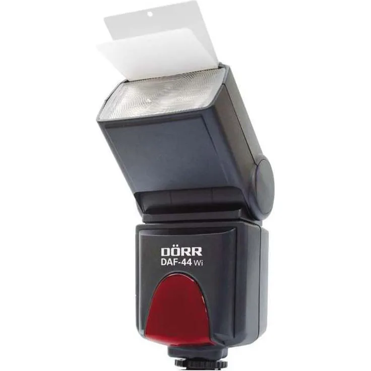 Dörr 371063 DAF-44 WI Blitzgerät für Sony Kamera (4,3 cm (1,7 Zoll) LCD-Display) schwarz