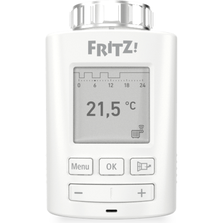 AVM FRITZ!DECT 301 Intelligenter Heizkörperregler für das Heimnetz, für alle gängigen Heizkörperventile und FRITZ!Box mit DECT-Basis, FRITZ!OS ab Version 6.83, weiß (20002822) – Bild 2